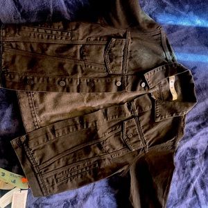 Brand new off white black jeans jacket size small..